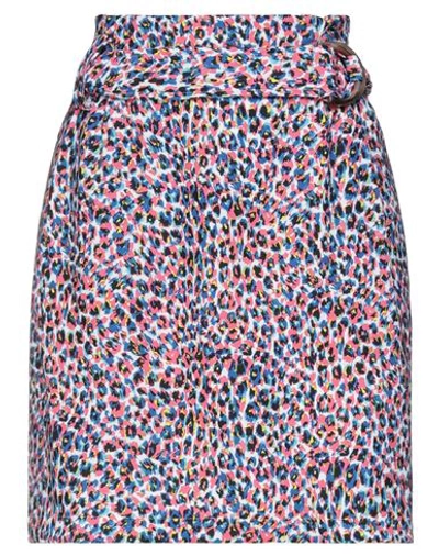 Shop Molly Bracken Mini Skirts In Fuchsia