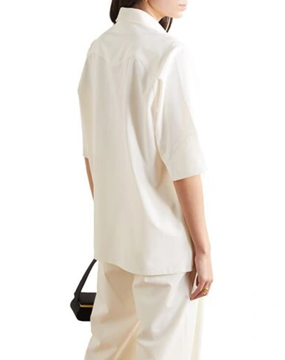 Shop Georgia Alice Woman Shirt Ivory Size 8 Viscose, Wool, Elastane In White