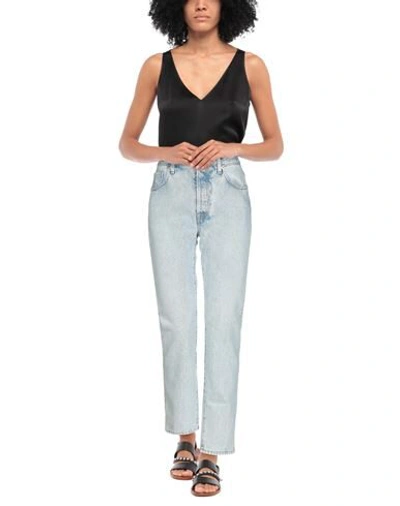 Shop Ssheena Woman Jeans Blue Size 28 Cotton