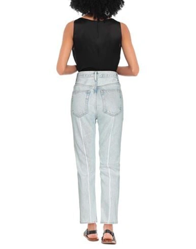 Ssheena Striped Straight-leg Jeans In Blue