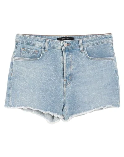 Shop J Brand Woman Denim Shorts Blue Size 27 Cotton, Elastane