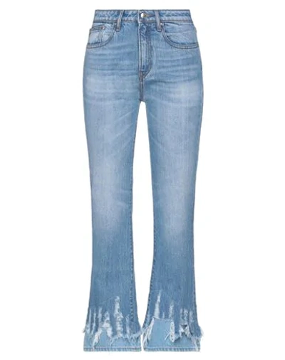 Shop Onedress Onelove Woman Jeans Blue Size 28 Cotton
