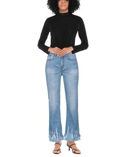 Shop Onedress Onelove Woman Jeans Blue Size 28 Cotton
