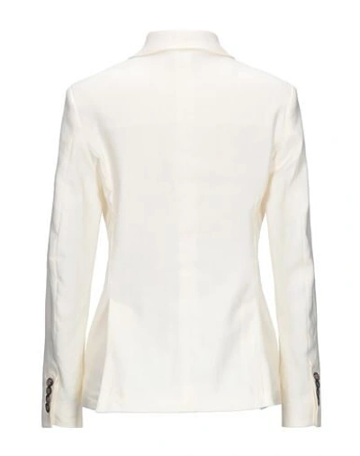 Shop Brag-wette Suit Jackets In Ivory