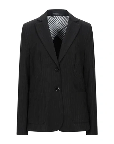 Shop Marc Cain Suit Jackets In Black