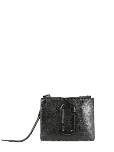 Shop Marc Jacobs The Snapshot Dtm Top-zip Multi Wallet In Nero