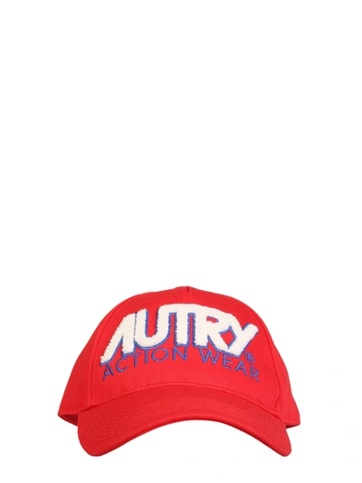 Shop Autry Baseball Cap In Rosso