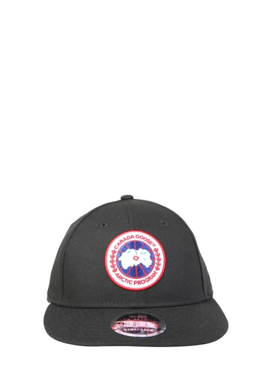 Shop Canada Goose Baseball Cap In Nero