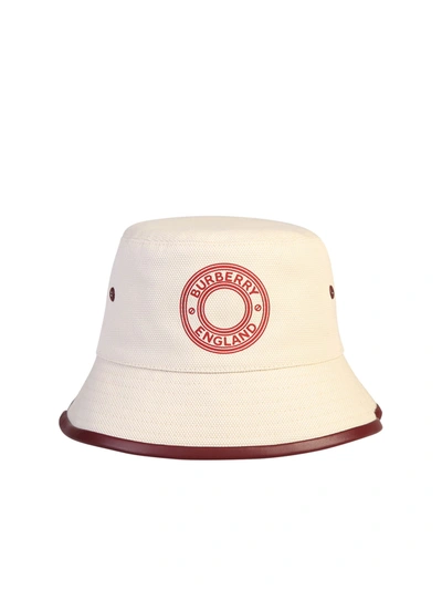 Shop Burberry Branded Bucket Hat In Multi