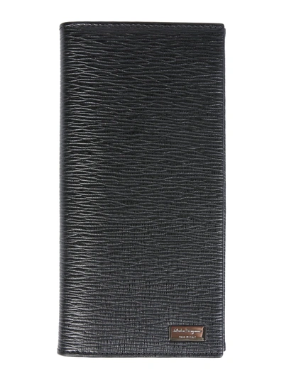 Shop Ferragamo Organizer Wallet In Nero