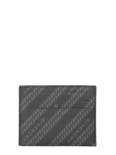 Shop Givenchy Card Holder With Logo In Nero