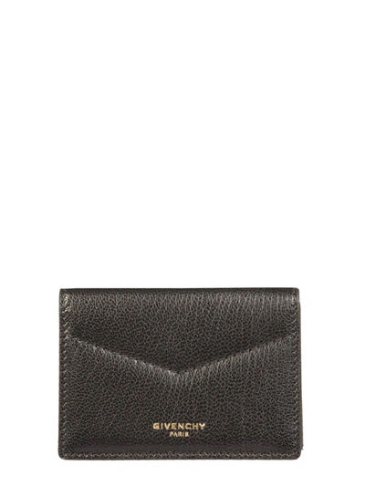Shop Givenchy Edge Wallet In Nero