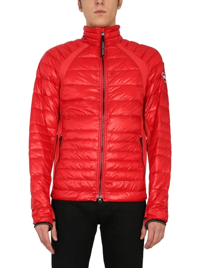 Shop Canada Goose Hybridge Down Jacket In Rosso