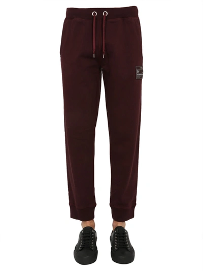 Shop Helmut Lang Jogging Pants In Bordeaux