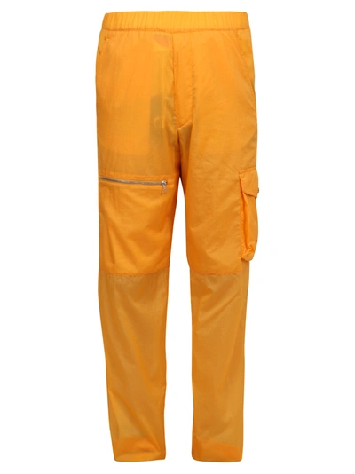 Shop Moncler Genius Athletic Trousers In Orange