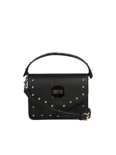 Shop Versace Jeans Couture Studded Bag In Black