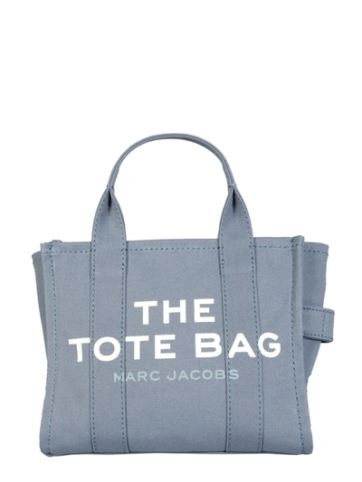 Shop Marc Jacobs The Mini Traveler Tote Bag In Blu
