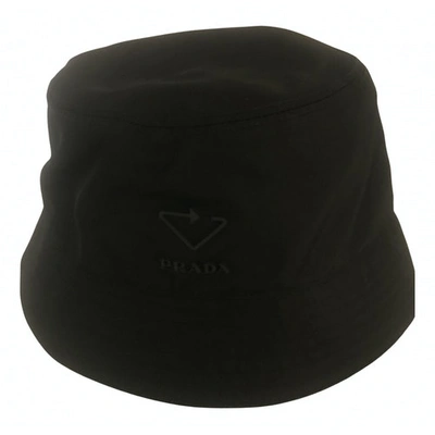 Pre-owned Prada Black Hat