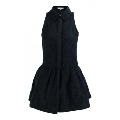 Pre-owned Opening Ceremony Silk Dress In Black