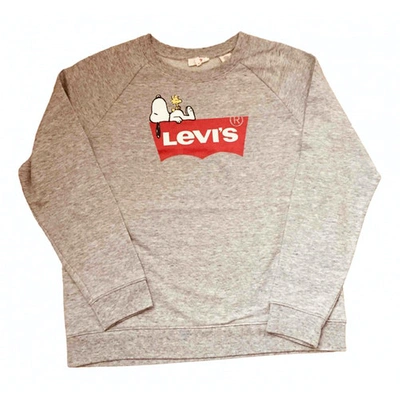 Pre-owned Levi's Grey Cotton  Top