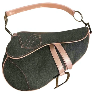 Pre-owned Dior Saddle Cloth Handbag
