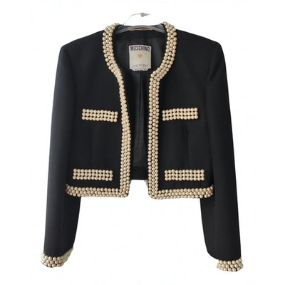 Pre-owned Moschino Black Wool Jacket