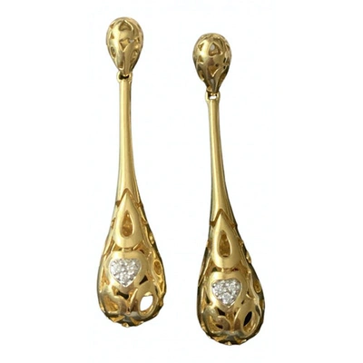Pre-owned Roberto Coin Gold Yellow Gold Earrings