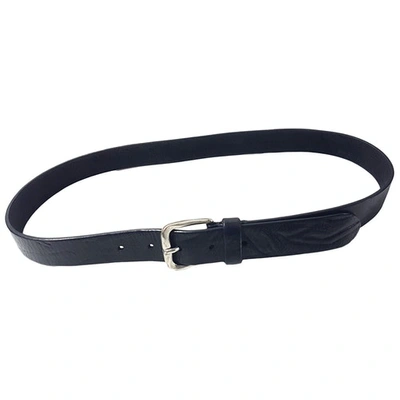 Pre-owned The Kooples Black Leather Belt