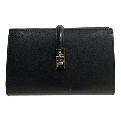 Pre-owned Vivienne Westwood Black Leather Wallet