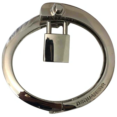 Pre-owned Dsquared2 Grey Metal Bracelet