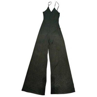 Pre-owned Jean Paul Gaultier Black Silk Jumpsuit