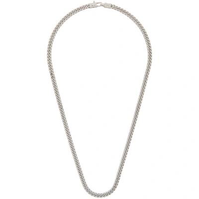 Shop Tom Wood Silver Curb L Necklace