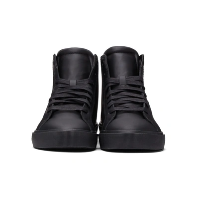 Shop Diesel Black S-mydori Mc High Sneakers In T8013 Black