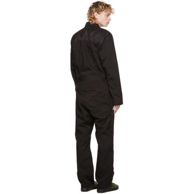 Shop Diesel Black D-devo-sp Jumpsuit In 9xx Black