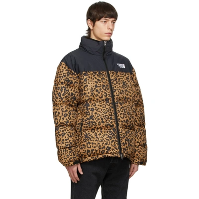 Shop Vetements Black Leopard 'limited Edition' Puffer Jacket In Leopard / Black 1461
