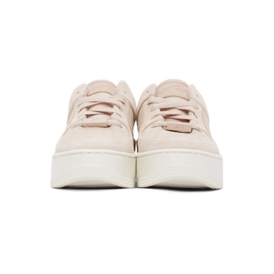 Shop Nike Beige Air Force 1 Sage Sneakers In 201 Particl