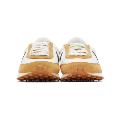 Shop Nike Tan & White Daybreak Sneakers In 700 Wheat