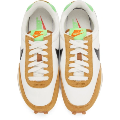 Shop Nike Tan & White Daybreak Sneakers In 700 Wheat