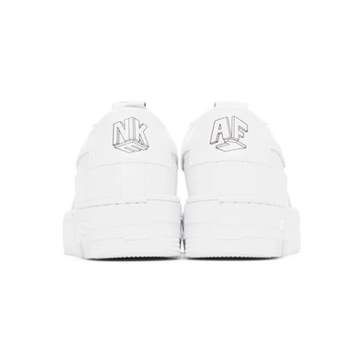 Shop Nike White Air Force 1 Pixel Sneakers In 100 White