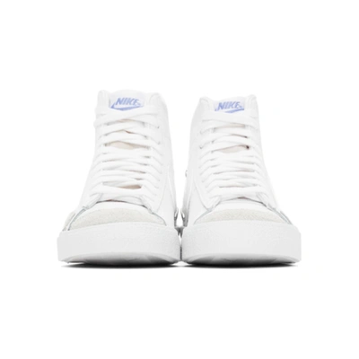 Shop Nike White Blazer Mid '77 Se Sneakers In 100 White