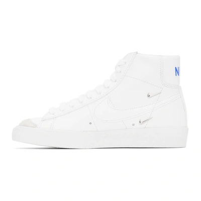 Shop Nike White Blazer Mid '77 Se Sneakers In 100 White