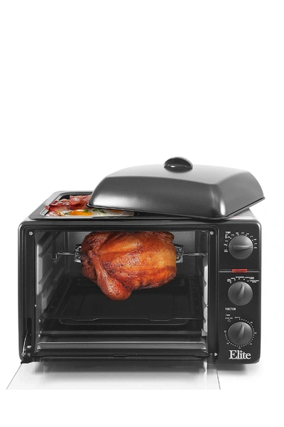 Shop Maxi-matic Elite Platinum 0.8cu. Ft. Multi-function Toaster Oven With Rotisserie In Black