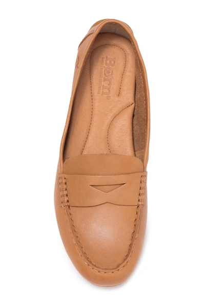 Shop Born Malena Leather Loafer In Tan