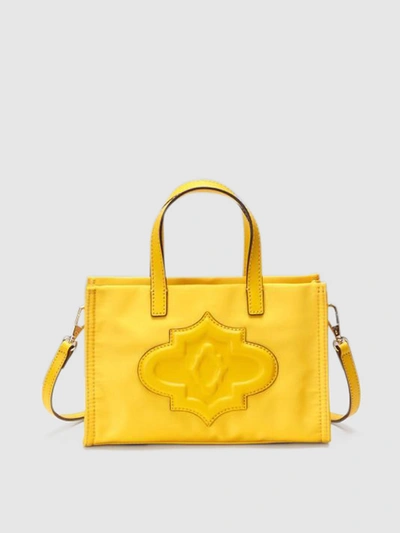 Shop Future Brands Group Oryany Ramsey L Mini Tote In Yellow