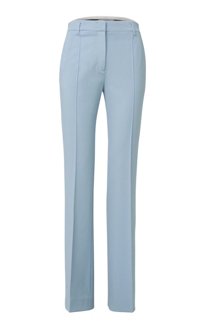 Shop Dorothee Schumacher Women's Emotional Essence Slim Crepe Trousers In Black,blue