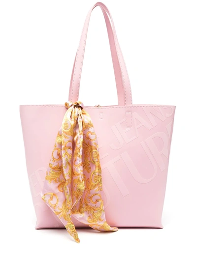 Shop Versace Jeans Couture Open-top Tote In Pink