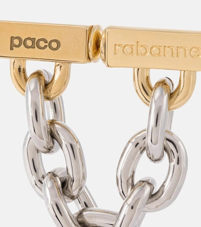 Rabanne Chain-trimmed Earrings In Metallic