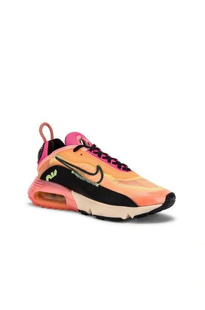 Shop Nike Air Max 2090 Sneaker In Barley Volt  Black Atomic Pink  Pink Glo