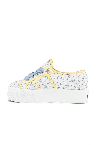 Shop Superga X Loveshackfancy 2790 Sneaker In Bonnet Blue