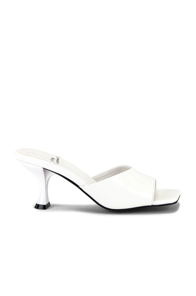 Shop Jeffrey Campbell Mr Big Mule In White Patent